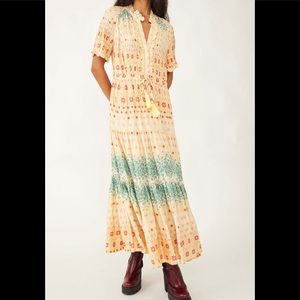 Free People: Rare Feeling Maxi - Cloud Combo